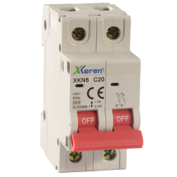 XKOREN 50A 6kA 2 Kutup C Eğrisi Otomatik Sigorta